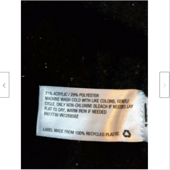 Wild Fable Women's Sweater Tinsel Black Crew Neck Size M - Picture 8 of 8